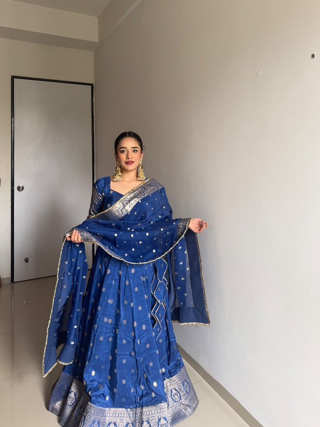 BLUE LEHENGA
