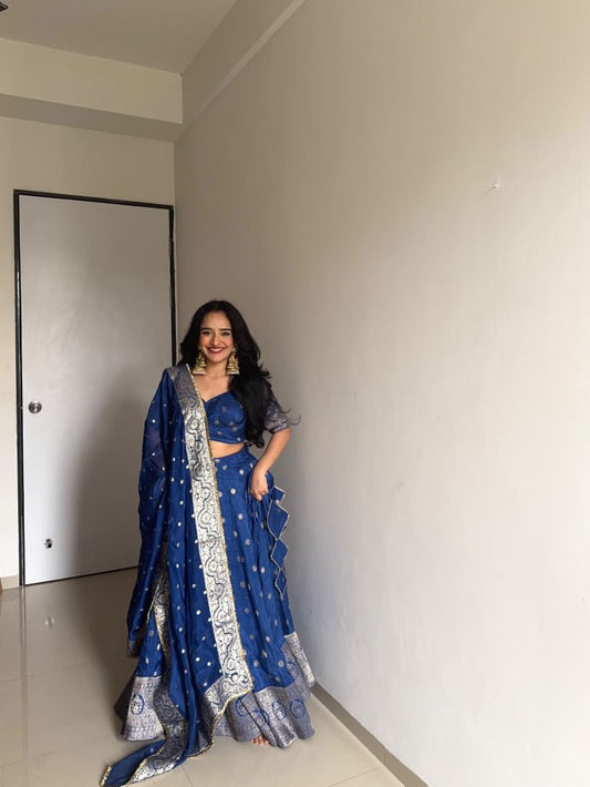 BLUE LEHENGA