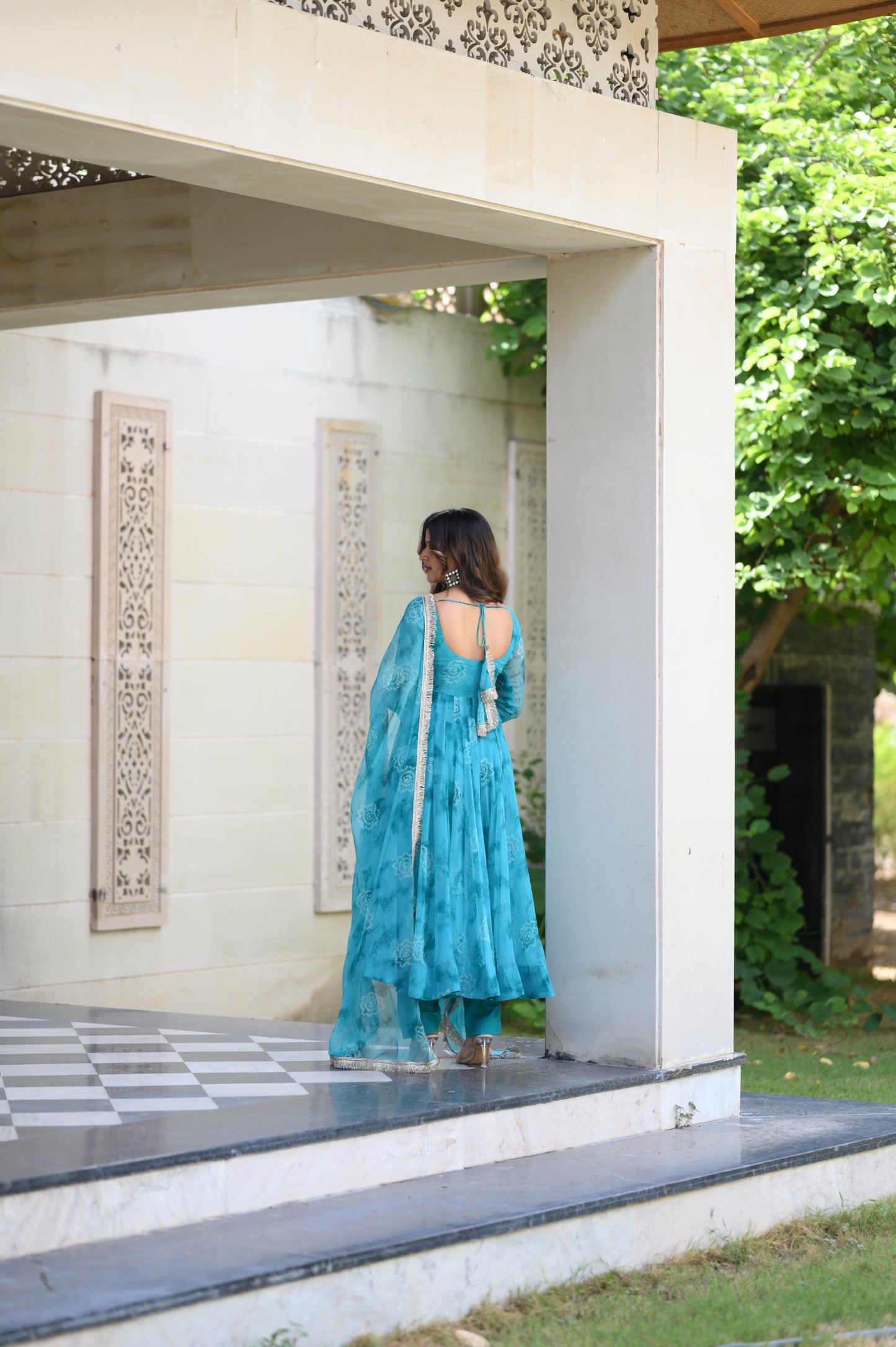 TEEL BANDHEJ ANARKALI