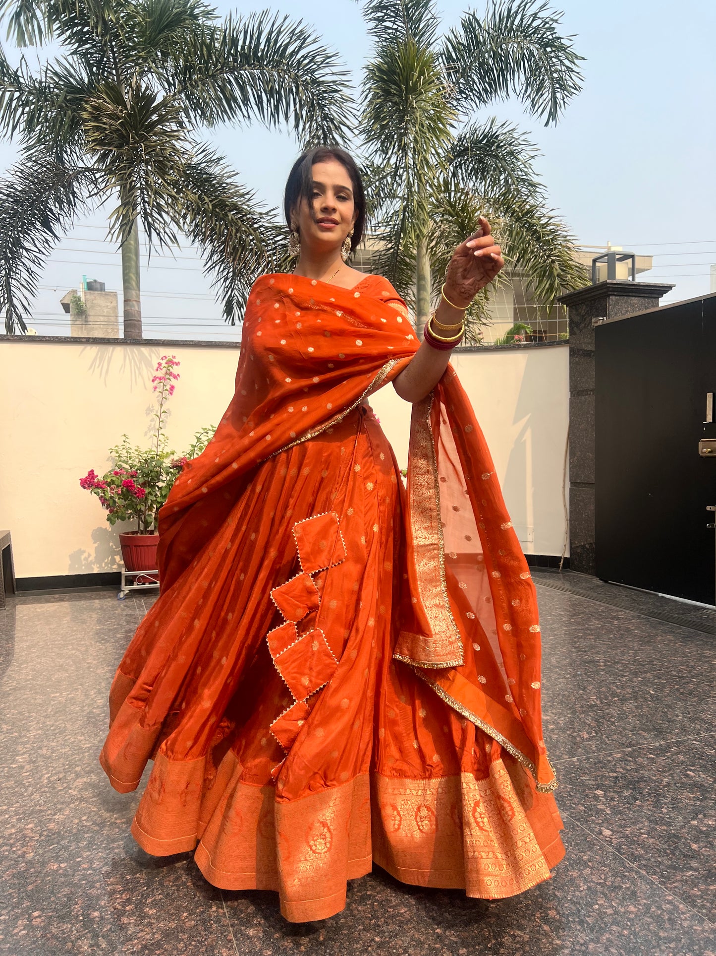 Rustic lehenga