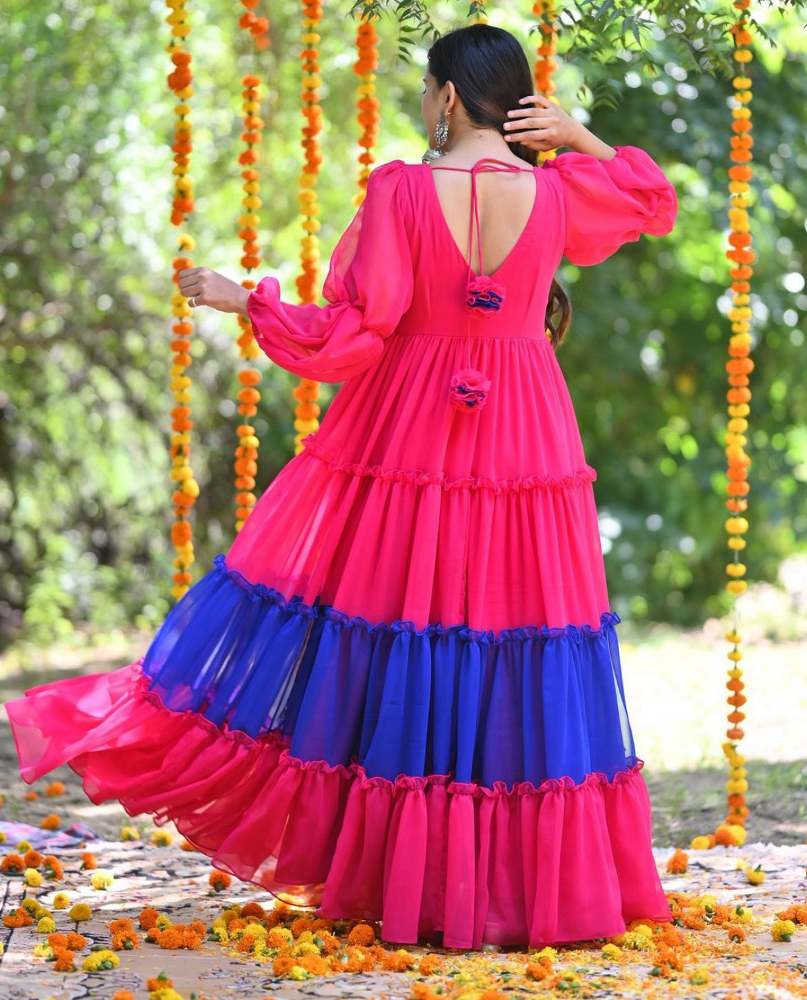 PINK BLUR DRESS