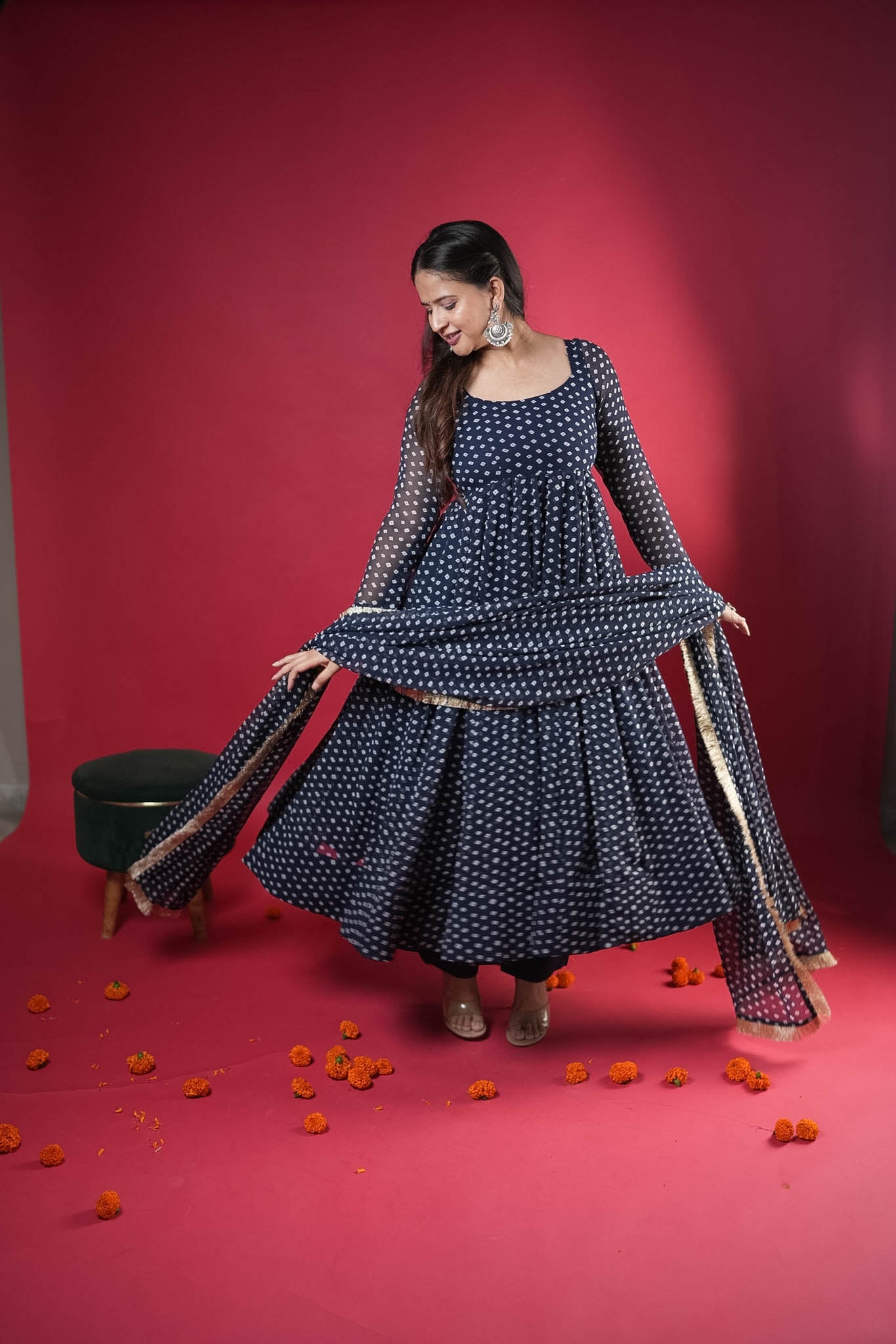 SHYAMLI BANDHEJ ANARKALI
