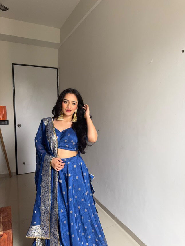 BLUE LEHENGA