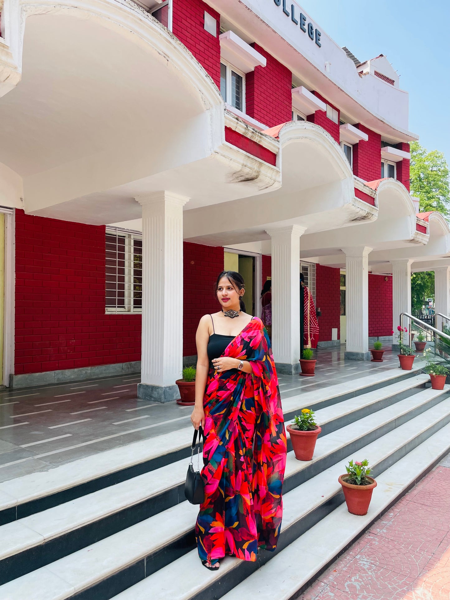 FLOWER SAREE