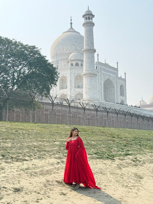 RED CHAND ANARKALI
