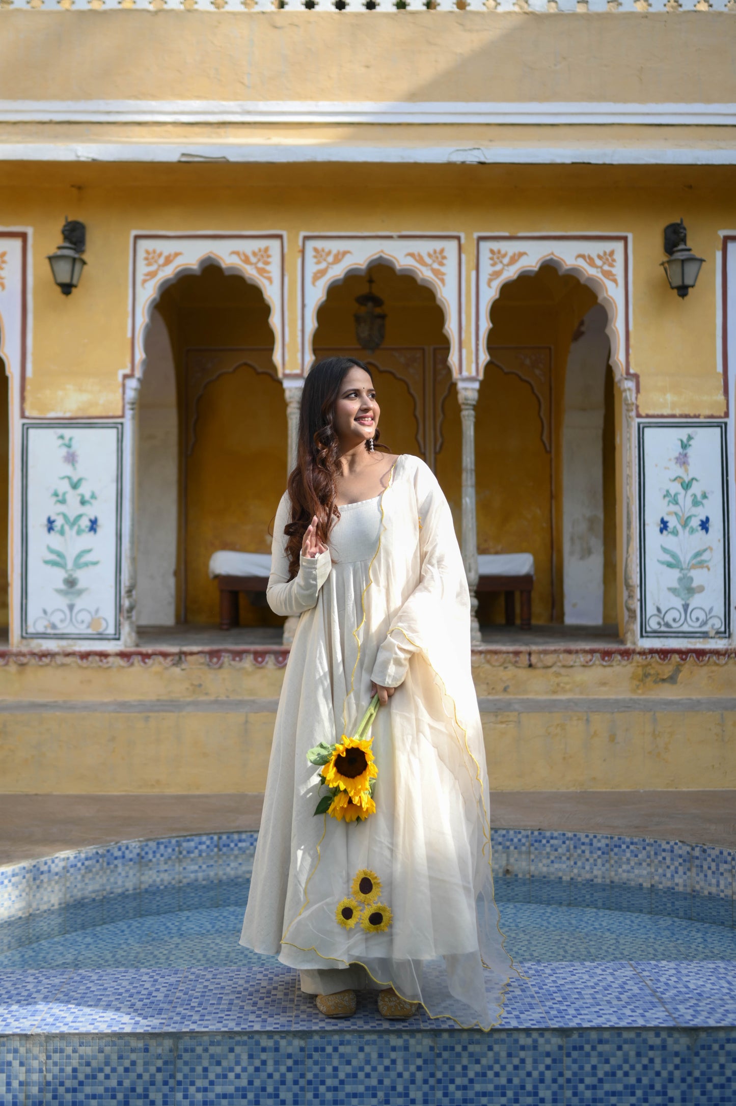 SUNFLOWER ANARKALI