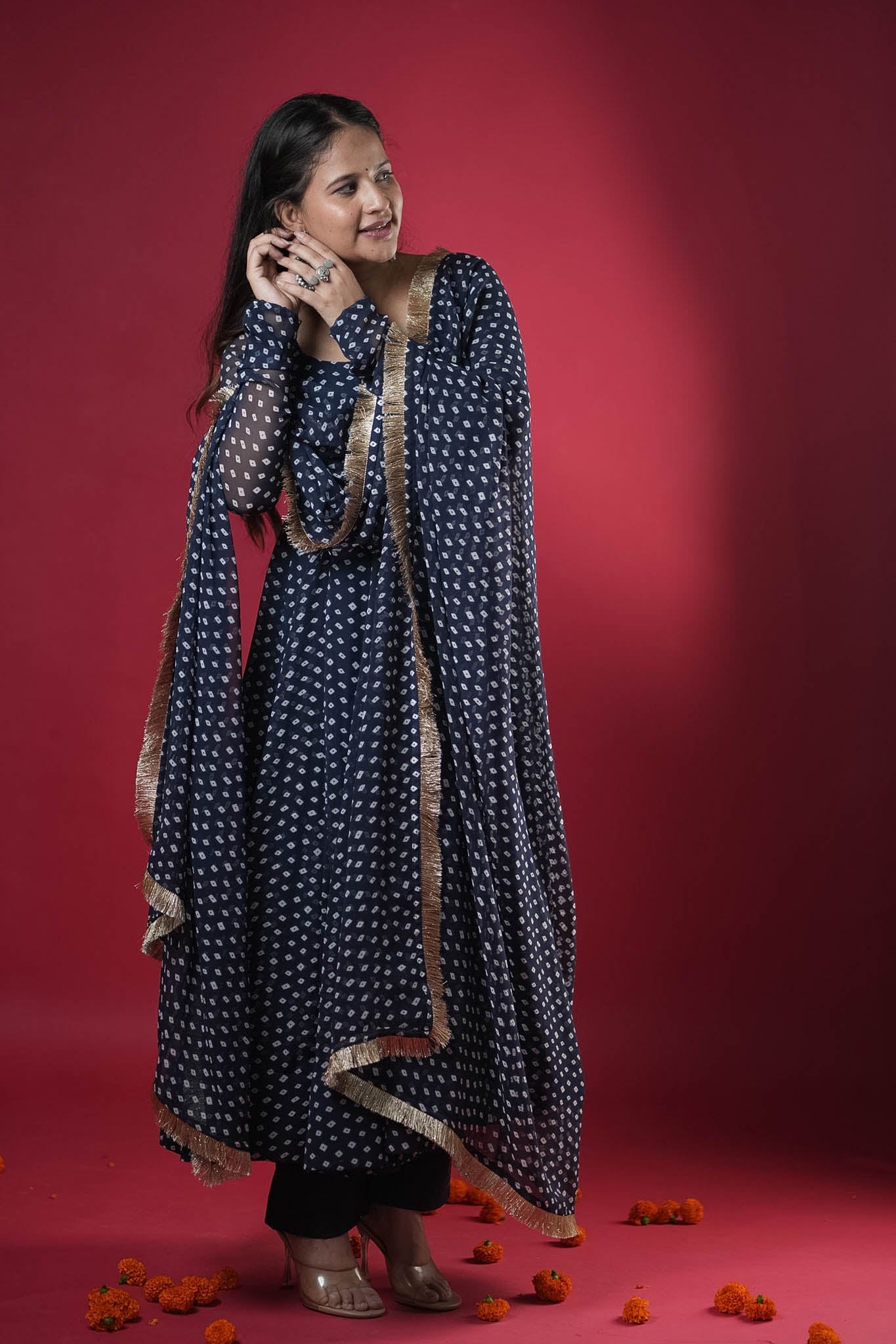 SHYAMLI BANDHEJ ANARKALI