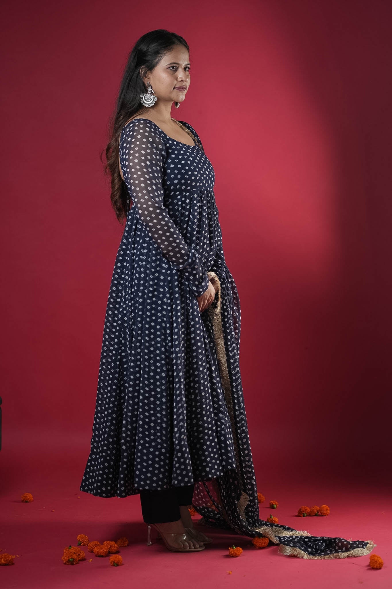 SHYAMLI BANDHEJ ANARKALI