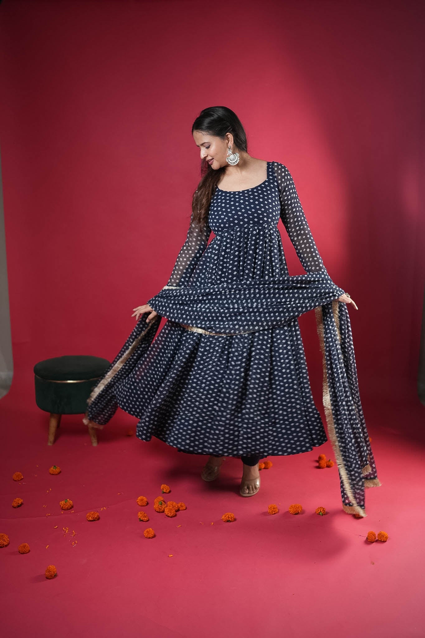 SHYAMLI BANDHEJ ANARKALI