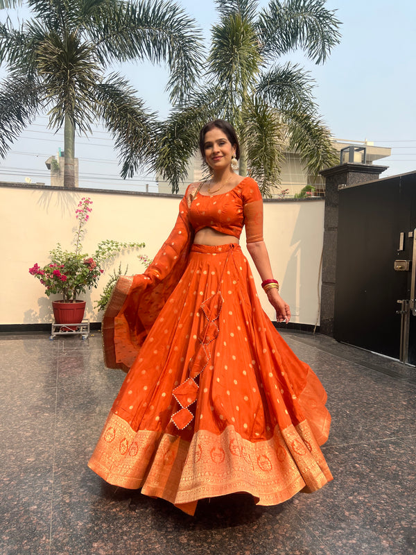 Rustic lehenga – Bawrii